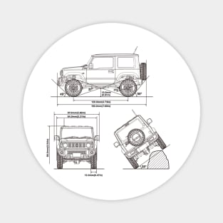 Suzuki Jimny JB74 Magnet